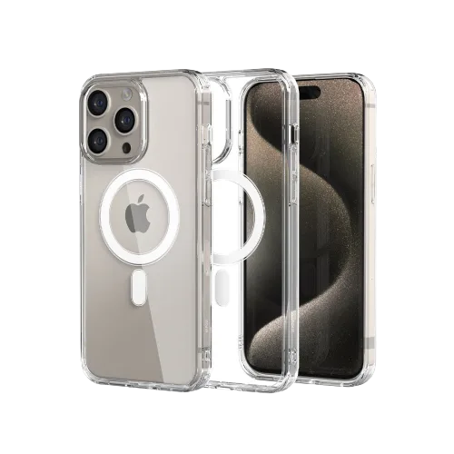 Ốp lưng Magsafe Mipow Transparent Case cho iPhone 15 Pro - hình ảnh sản phẩm