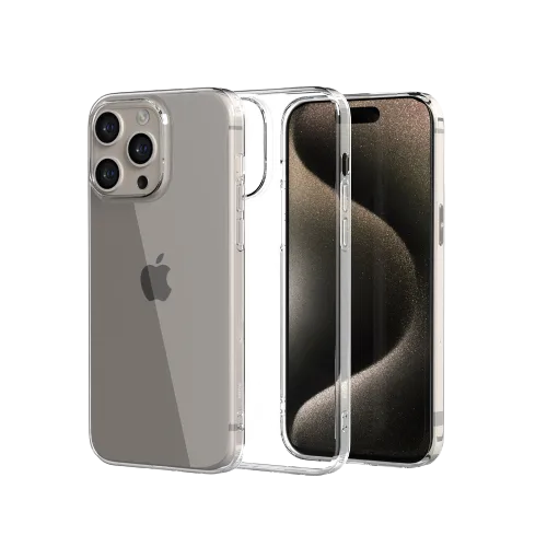 Ốp lưng dẻo trong suốt Mipow Soft Transparnet Case iPhone 15 Pro - hình ảnh sản phẩm