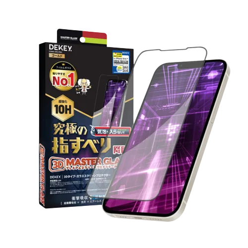 Cường lực iPhone 15 Pro Dekey 3D Master Glass Luxury Black - hình ảnh sản phẩm