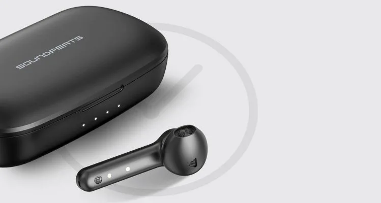 Tai nghe Soundpeats TrueBuds tích hợp sạc dự phòng 2600mAh