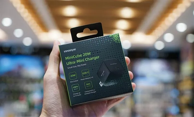 Củ sạc nhanh siêu nhỏ 20W Innostyle Ultra Minicube sở hữu nhiều ưu điểm nổi bật