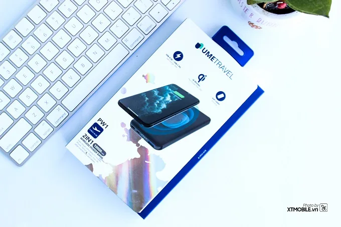 Pin sạc dự phòng Polymer 10000mAh - Umetravel PW1 mang thiết kế tối giản, nhỏ gọn