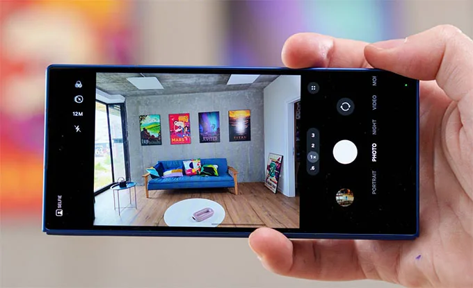 Camera Samsung Galaxy Z Fold 7 1TB với ống kính 200MP
