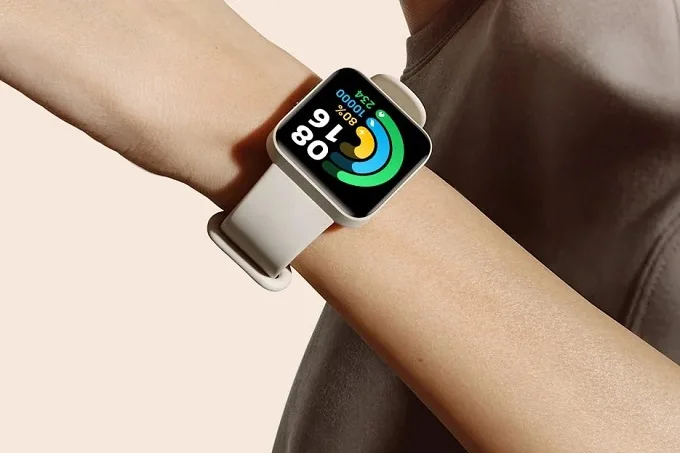 Redmi Watch 2 sở hữu ngoại hình sang trọng, mặt đồng hồ lớn