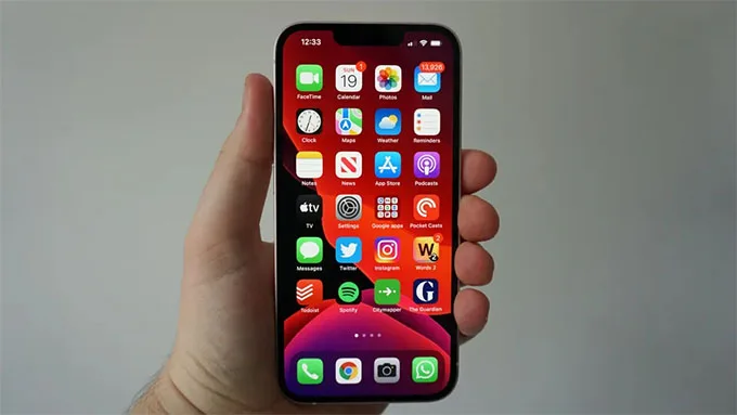 Màn hình iPhone 13 128GB cũ 97% hiển thị sắc nét