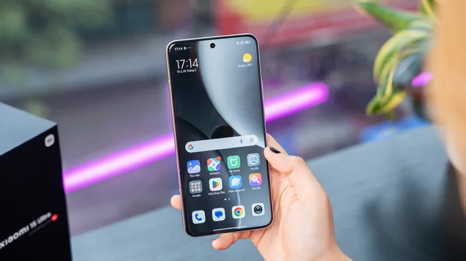 Màn hình của Xiaomi 15 Ultra 512GB sắc nét