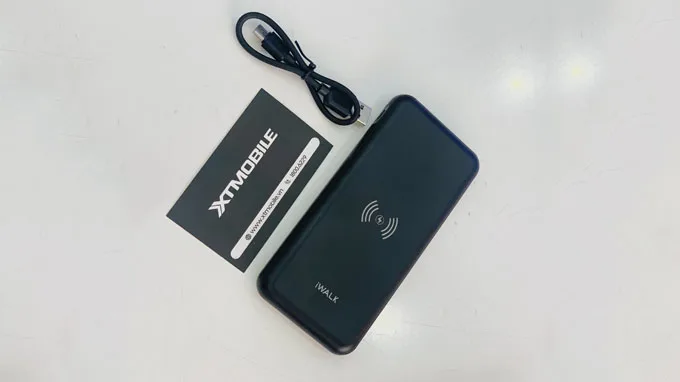 Dung lượng 10.000 mAh hỗ trợ sạc nhiều lần cho thiết bị