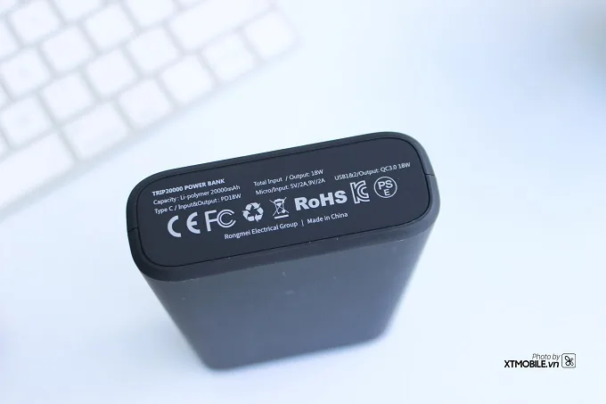 Pin sạc dự phòng nhanh Polymer 20000mAh đạt chứng nhận an toàn về cháy nổ chuẩn của Mỹ 