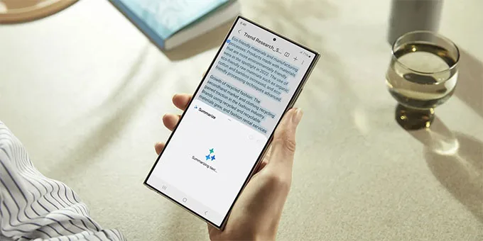 Việc tích hợp AI của S24 Ultra 256GB bản Mỹ cũ giúp người dùng trải nghiệm tốt hơn