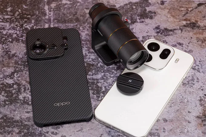 Oppo Find X9 Pro đi kèm với bộ chuyển đổi tiêu cự Hasselblad: Phụ kiện chụp ảnh chuyên nghiệp