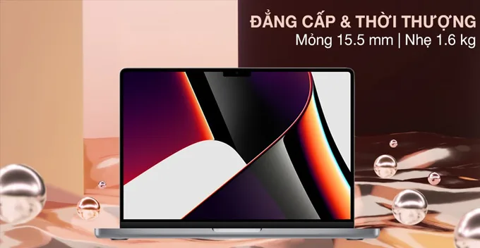 Thiết kế MacBook Pro 2021 14 inch sang chểnh
