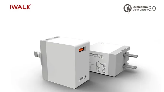 Cốc sạc nhanh iWalk có hỗ trợ công nghệ sạc nhanh Quick Charge 3.0