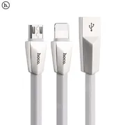 Cáp 2 đầu Hoco X4 (Lightning + Micro)