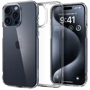 Ốp lưng Spigen Ultra Hybrid Crystal Clear iPhone 15 Pro Max
