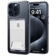 Ốp lưng Spigen Crystal Slot iPhone 15 Pro Max Crystal Clear