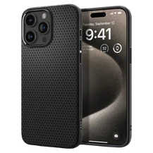 Ốp lưng Spigen Liquid Air iPhone 15 Pro Max Matte Black