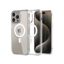 Ốp lưng Magsafe Mipow Transparent Case cho iPhone 15 Pro Max