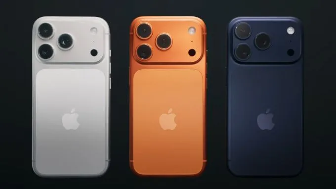 iPhone 17 Pro Max có 3 màu