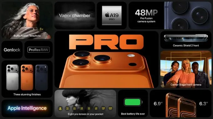 Thời lượng pin iPhone 17 Pro Max vượt trội