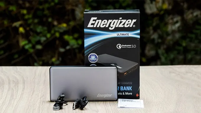 Pin dự phòng Energizer UE15002CQ có thiết kế tổng thể nhỏ gọn và đẹp mắt